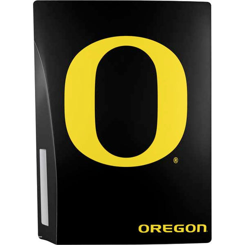 University of Oregon Ducks Black Gradient PS5 Console Skin